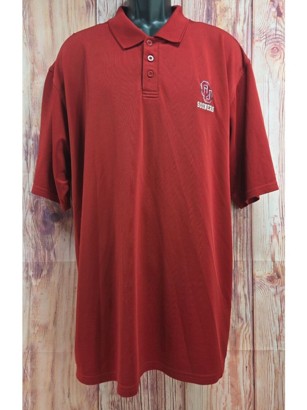 Under Armour Oklahoma Sooners Red Polo Shirt XL